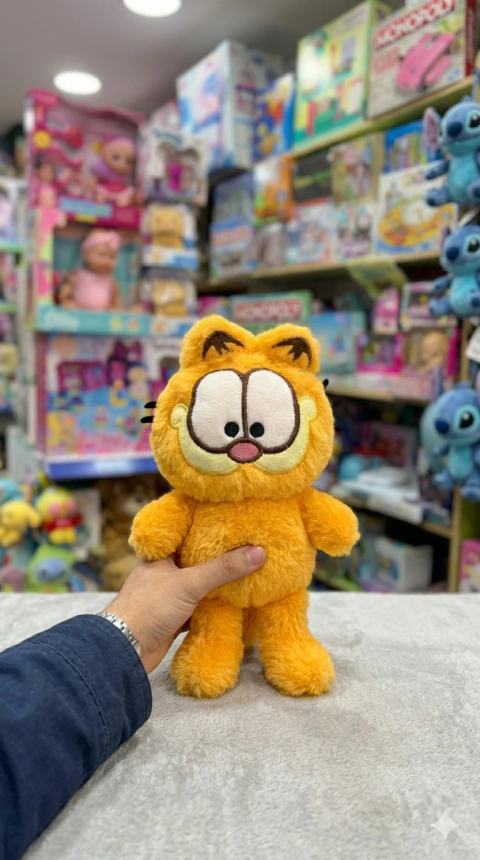 Peluche Garfield Ojos Grandes 30cm Suave Para Regalo (Online)