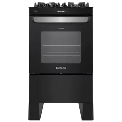 Fogão Atlas 4 Bocas Agile Up Glass Bivolt com Trempes Aneladas - Preto - comprar online