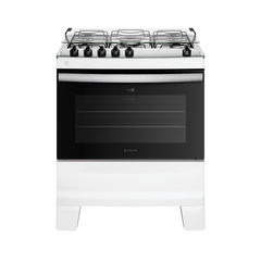 Fogão 5 Bocas Branco com Mesa Inox Atlas Agile Up Bivolt - comprar online