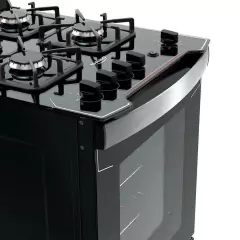 Fogão Dako 4 Bocas Diplomata com Mesa de Vidro Temperado e Acendimento Automático Bivolt – Preto - loja online