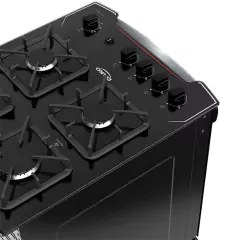 Imagem do Fogão Dako 4 Bocas Diplomata com Mesa de Vidro Temperado e Acendimento Automático Bivolt – Preto