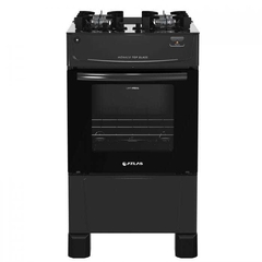 Fogão Mônaco Top Glass 4 bocas Preto Atlas com mesa de vidro - comprar online