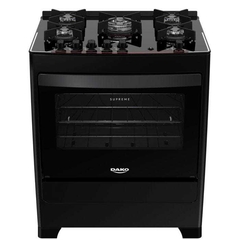 Fogão de Piso Dako Supreme Glass 5 Bocas Acendimento Automático Preto - comprar online