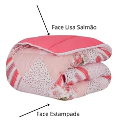 Edredom dupla face tamanho gigante 2,20 m x 2,40 m Paco Milano - IPIAÚ ELETRO