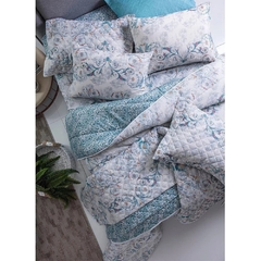 Jogo de Cama Casal Duplo 250x220cm Aurea 140 fios Realce Premium Sultan