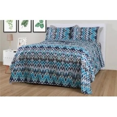 Jogo De Cama Duplo Microfibra Queen 230x240x40cm Ramon Paco Milano Sultan