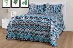 Jogo De Cama Duplo Microfibra Queen 230x240x40cm Ramon Paco Milano Sultan - comprar online