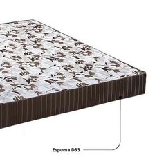 Colchão Polar Espuma D33 Pérola Fort Brown Solteiro 17x88x188 na internet