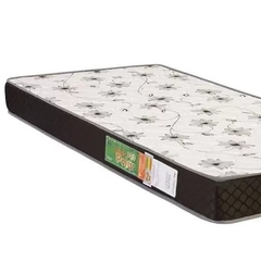 Colchão Solteiro Polar Pérola Espuma D20 Marrom/Branco 12x88x188 - comprar online