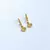 Brinco Concha Pequena Ouro 18k