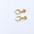 Brinco Concha Pequena Ouro 18k - loja online