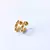 Brinco Argolinha com Detalhe de Spike Ouro 18k - Gabi Troglio Joias