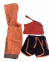 Conjunto infantil short top e colete tamanho 2