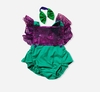 Romper Ariel sereia Carnaval Mesversario 3 meses ate 2 Anos - comprar online