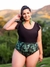 Maiô Plus Size com Babado Super Charme