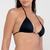 Top Biquini Cortininha Com Bojo Preto - She by Mash