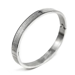 Bracelete Pai Nosso prateada