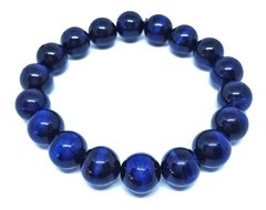 Pulseira olho de tigre azul