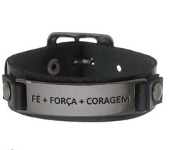 Pulseira Fé- Força-Coragem