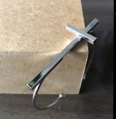 Bracelete Crucifixo prateado