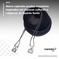Escapulário Convento e Nossa Senhora - Aço - loja online