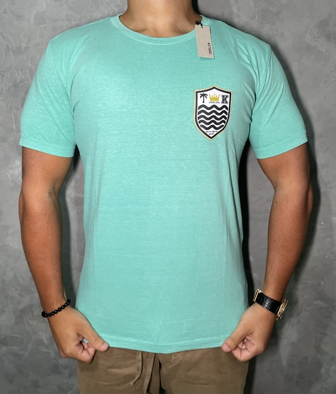 Camiseta Osk Brasão Stone Forma Regular ( coleção Exclusiva padrão shopping )