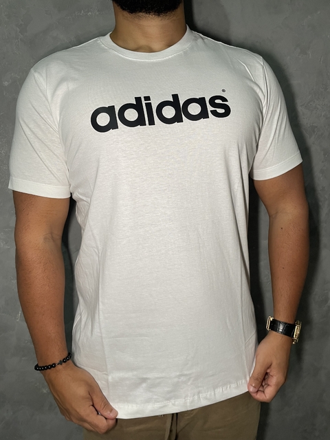Camiseta Adidas Clássica Pima Cotton ( coleção Exclusiva padrão shopping )