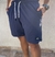 Beach short aquaone Elastano ( Linha Premium Exclusiva ) Azul Marinho