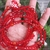 Guia Fio de contas de Iansã Vermelho Cristal com Pedra Ágata de Fogo - comprar online
