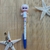Caneta Decorada com Nome Ekedy Umbanda Candomblé