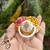 Chupeta Erê Rosa com amarelo com espelhinho