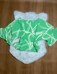 Blusas Cropped Manga Flare Duna - Tam G - comprar online