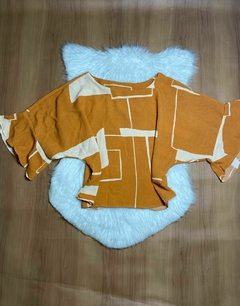 Blusas Cropped Manga Flare Duna - Tam G - comprar online