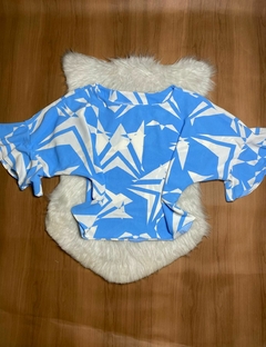 Blusas Cropped Manga Flare Duna - Tam G - comprar online