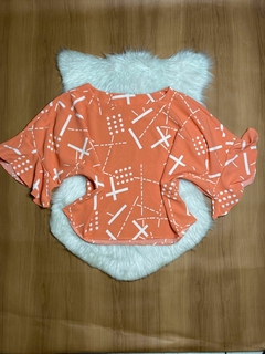 Blusas Cropped Manga Flare Duna - Tam G - comprar online