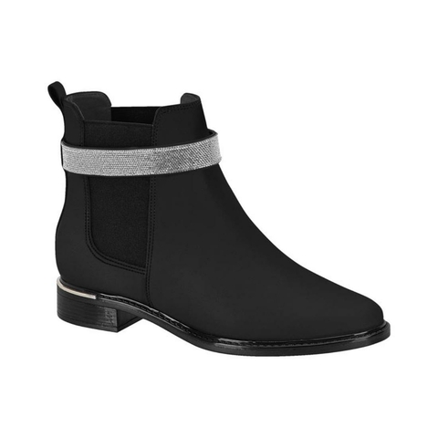 Bota Feminina Vizzano Cano Curto Strass Brilho