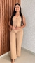 Conjunto Alfaiataria Calça E Colete Com Botões