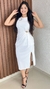 Vestido Longo Regata Fecho Ziper Nas Costa CRISCONF - loja online