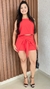 Conjunto Short Saia Curto Com Amarração Blusa Regata