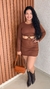 Vestido Curto Ana Ruga Manga Longa Aberto Costa Crisconf na internet