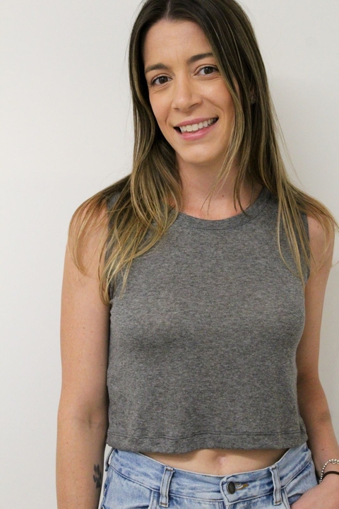 Regata Cropped Scarlet - Mescla - comprar online