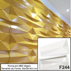 Forma 3D F244 ABS Virgem 2 mm Gesso E Cimenticio 50x25 cm