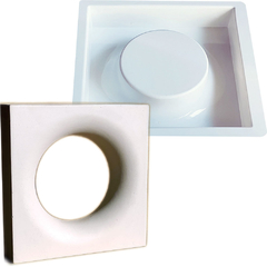 Jogo Forma Cobogó Vazado dupla Face Abs 2 mm Branco F283 - comprar online