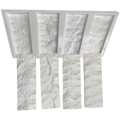 Forma 3d 4 Tijolo Rockface 29x10cm Abs 2 Mm Gesso E Cimenticio 3d Tijolinho Rustico F672