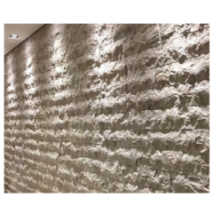 10 Forma 3d Tijolo Rústico Rockface ABS 2 mm Virgem Gesso E Cimenticio 3d F381-KT10