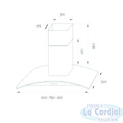 Campana Lacar cristal TST 60 - comprar online