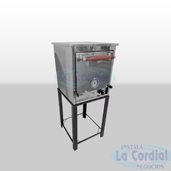 Horno Pizzero 3 Moldes Acero Inox EG