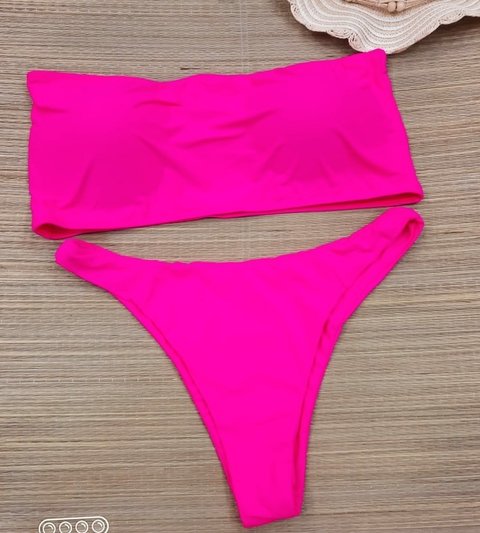 Biquìni Top Faixa Fluorescente