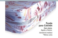 FUNDA DE COLCHÓN CON CIERRE ESTAMPADAS - T&T