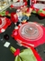 Jogo Americano Rosa vermelha 3D unidade. - loja online